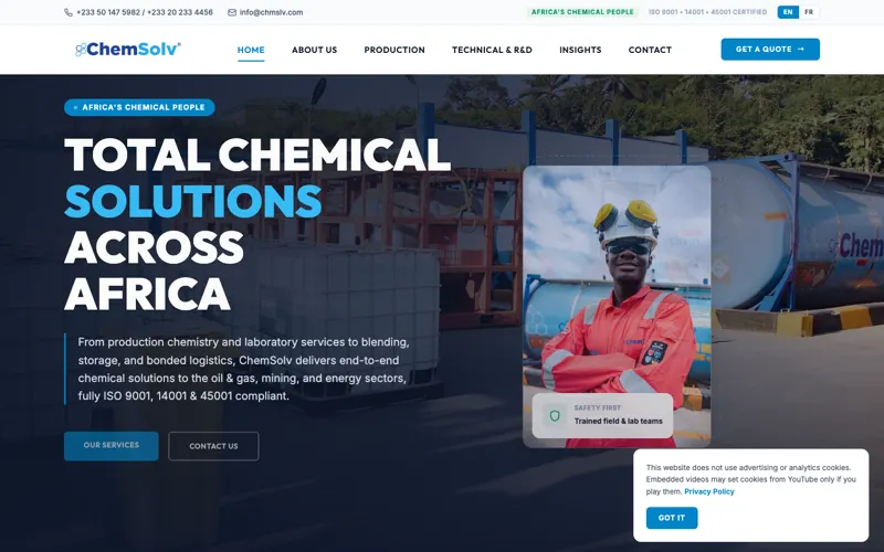 Screenshot of ChemSolv