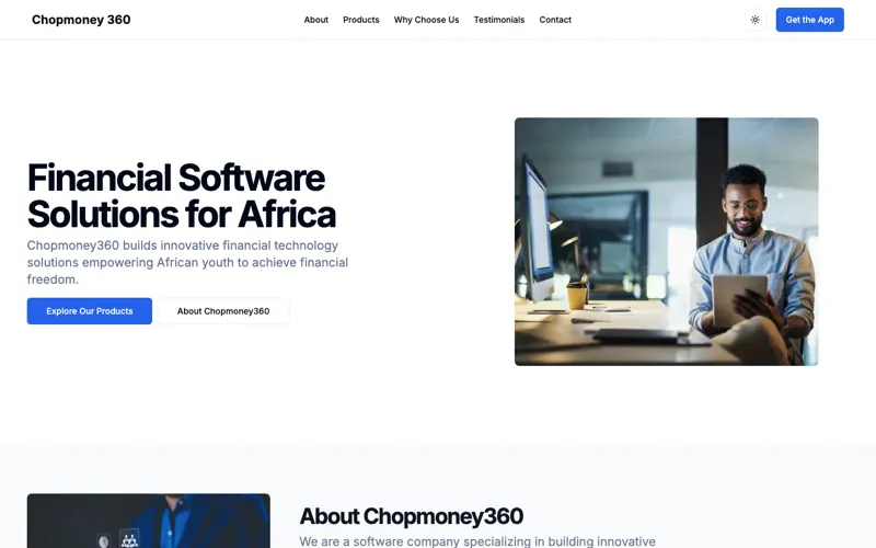 Screenshot of ChopMoney 360