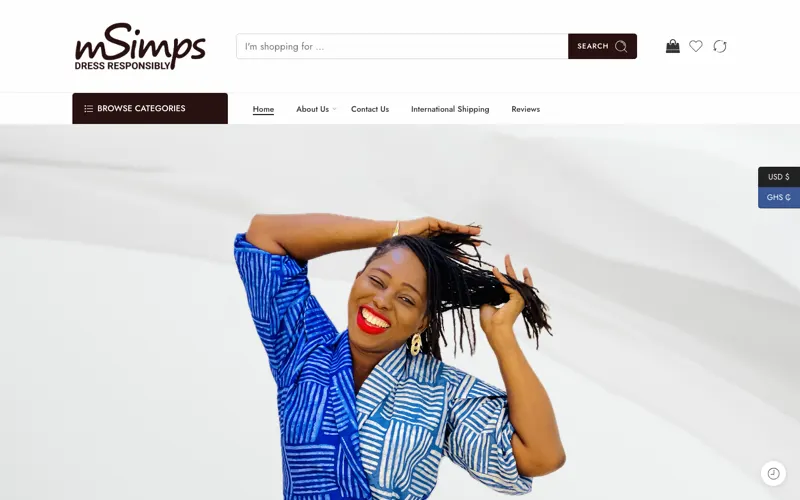 Screenshot of mSimps